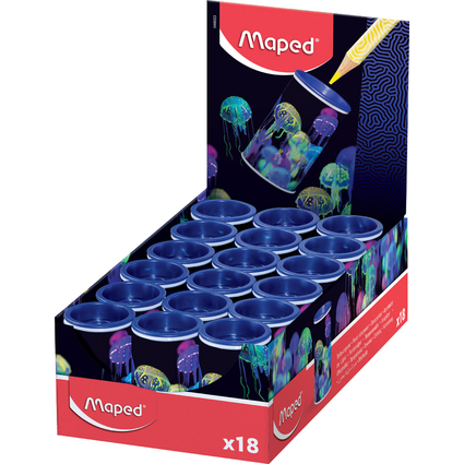 Maped Spitzdose DEEPSEA PARADISE, aus Metall, 18er Display