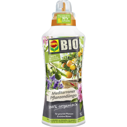 COMPO BIO Mediterraner Pflanzendnger, 1 Liter Dosierflasche