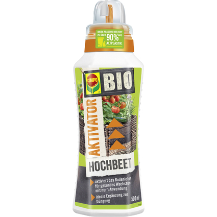 COMPO BIO Hochbeet-Aktivator, 500 ml Dosierflasche