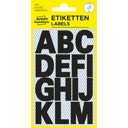AVERY Zweckform Buchstaben-Etiketten, Buchstaben A-Z