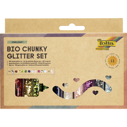 folia BIO Chunky Glitter-Set Starlight