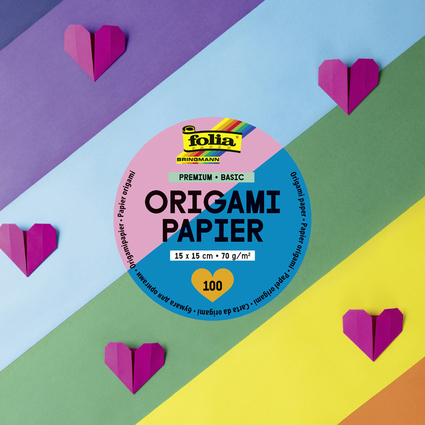 folia Origami-Faltbltter PREMIUM BASIC, 150 x 150 mm