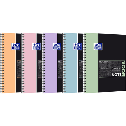 Oxford Studium Collegeblock NOTEBOOK Pastell, A4+, seys