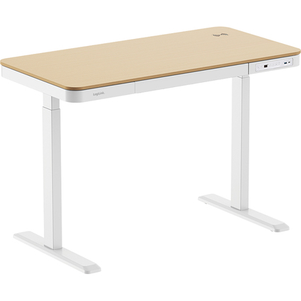 LogiLink Sitz-Steh-Schreibtisch, elektrisch hhenverstellbar