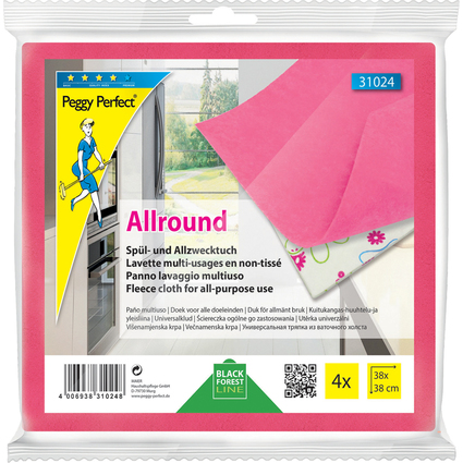 Peggy Perfect Spl-und Allzwecktuch "Allround", 4er Pack