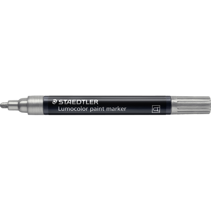 STAEDTLER Acrylmarker Lumocolor paint marker, silber