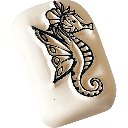 COLOP Tattoo-Stempel LaDot kids stone "Seepferdchen", mittel