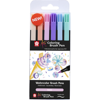 SAKURA Pinselstift Koi Colouring Brush Pen "Sweets"