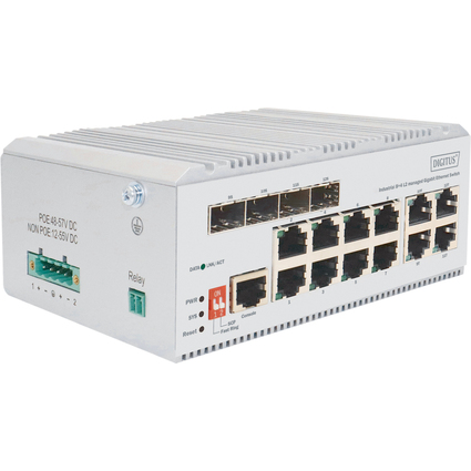 DIGITUS Industrial Gigabit Ethernet Switch, 8-Port