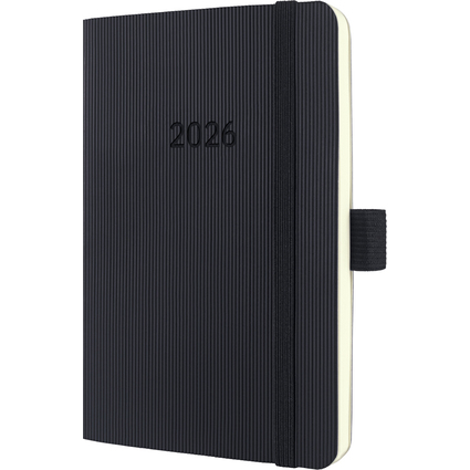 sigel Taschenkalender Conceptum 2026, ca. DIN A6, schwarz