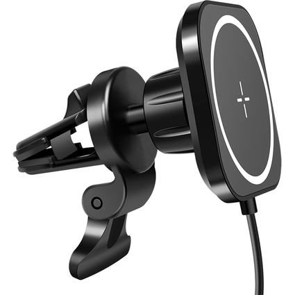 LogiLink Smartphone-KFZ-Magnethalter mit Ladefunktion