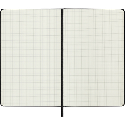 MOLESKINE Notizbuch, L/A5, kariert, Hardcover, schwarz