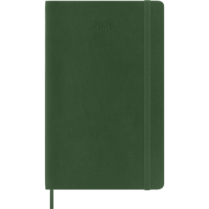 MOLESKINE Buchkalender 2026, Tage, L/A5, Softcover, grn