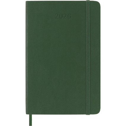 MOLESKINE Taschenkalender 2026, Tage, P/A6, Softcover, grn