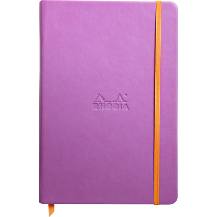 RHODIA Notizbuch RHODIARAMA, DIN A5, liniert, lila