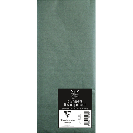 Clairefontaine Seidenpapier, (B)500 x (H)700 mm, dunkelgrn