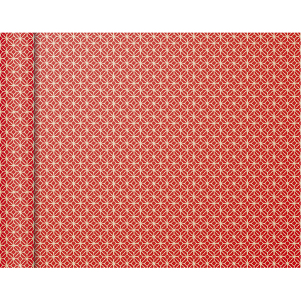 Clairefontaine Geschenkpapier "Tiny Rolls Quadrate rot"