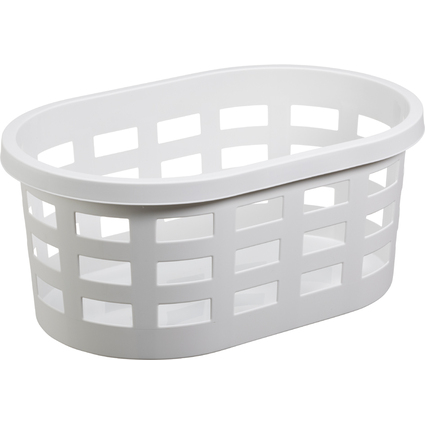 plast team Wschekorb BOSTON, 36,8 Liter, wei