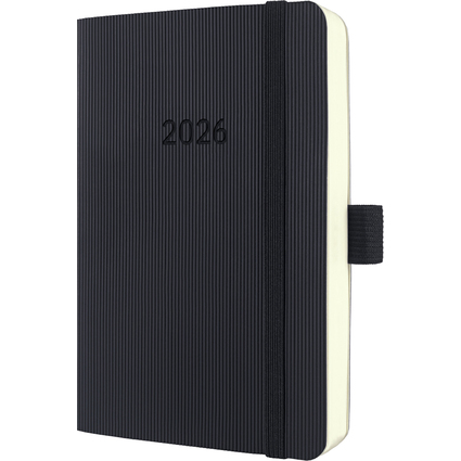 sigel Taschenkalender Conceptum 2026, ca. DIN A6, schwarz