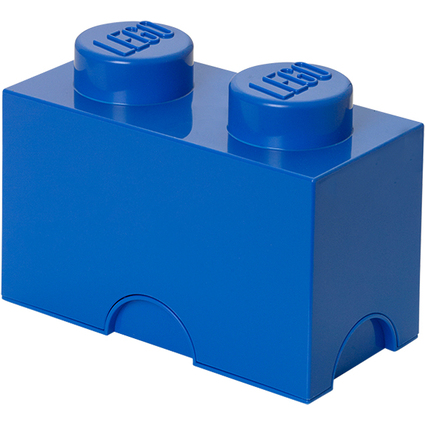 LEGO Aufbewahrungsstein STORAGE BRICK 2, 2,6 Liter, blau