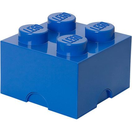 LEGO Aufbewahrungsstein STORAGE BRICK 4, 5,7 Liter, blau