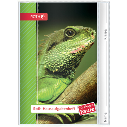 ROTH Hausaufgabenheft Tiere fr clevere Faule "Leguan"