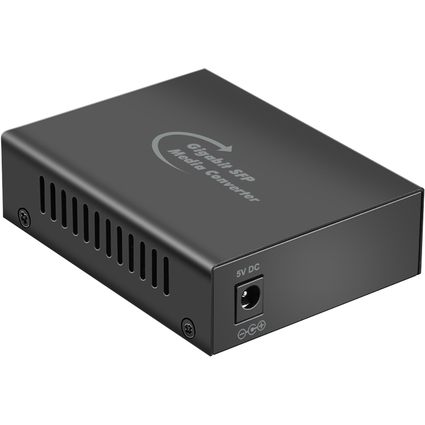 LogiLink Gigabit Medienkonverter, RJ45/SFP, schwarz