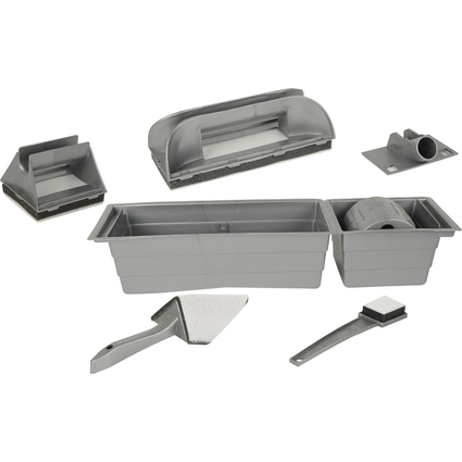 BRDER MANNESMANN Maler-Set, 9-teilig, grau