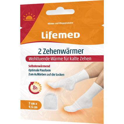 Lifemed Zehenwrmer, 70 x 95 mm, wei