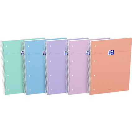 Oxford Collegeblock Smart Pastell, DIN A4+, Seys, sortiert