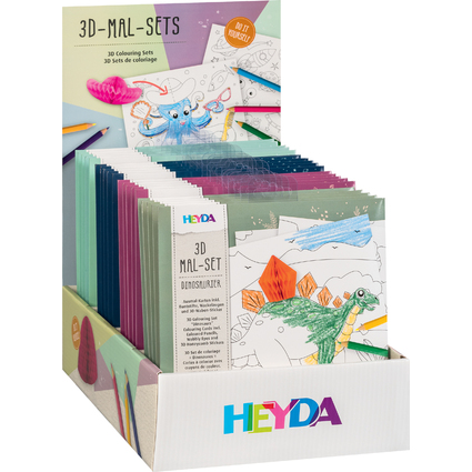 HEYDA 3D Mal-Sets "Everyday", Theken-Display