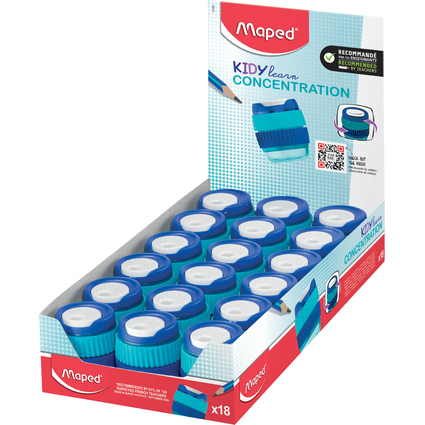 Maped Spitzdose KIDY learn CONCENTRATION, 18er Display