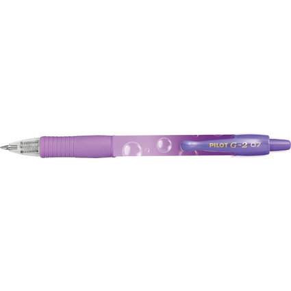 PILOT Gelschreiber G2 07 BUBBLE PURPLE GRADIENT, violett
