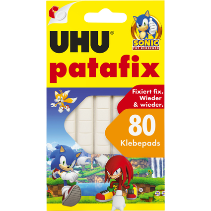 UHU Klebepads patafix SONIC, wieder ablsbar, wei