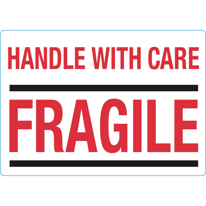 rillprint Hinweisetiketten "HANDLE WITH CARE / FRAGILE"