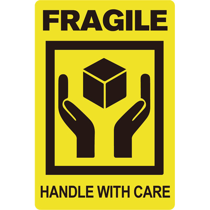 rillprint Hinweisetiketten "FRAGILE / HANDLE WITH CARE"