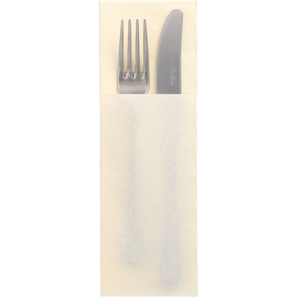 PAPSTAR Servietten-Tasche "DAILY Collection", champagner