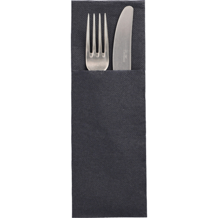 PAPSTAR Servietten-Tasche "DAILY Collection", schwarz