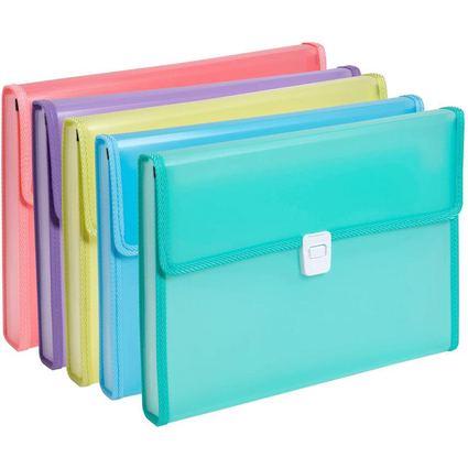 EXACOMPTA Fchertasche Chromaline, 13 Fcher, sortiert