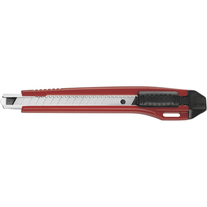 WESTCOTT Cutter PREMIUM, Klinge: 9 mm, rot/ schwarz
