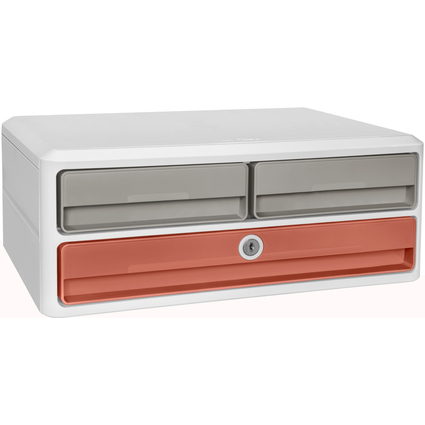 CEP Schubladenbox MoovUp SECURE Terra Nova, 3 Schbe