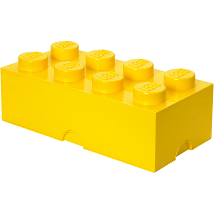 LEGO Aufbewahrungsstein STORAGE BRICK 8, 12 Liter, gelb