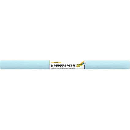 folia Krepppapier-Rolle, (B)500 mm x (L)2,5 m, eisblau