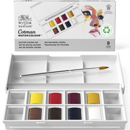 LEFRANC BOURGEOIS WINSOR & NEWTON Cotman Pocket Set Portrait