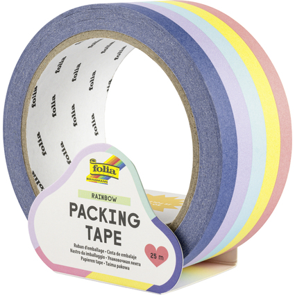folia Verpackungs-Klebeband RAINBOW, 48 mm x 25 m