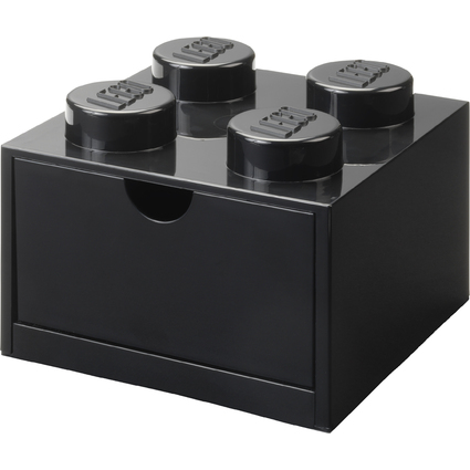 LEGO Schubladenbox DESK DRAWER 4, 1 Schub, schwarz
