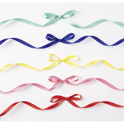 folia Satinbnder-Set RAINBOW, farbig sortiert