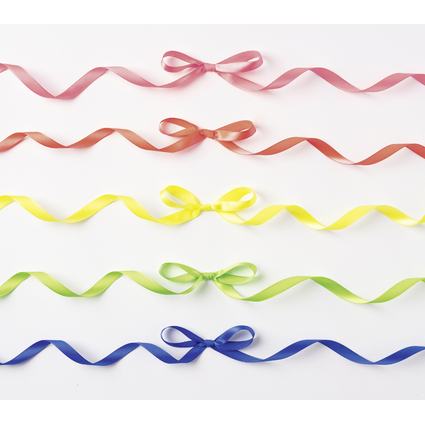 folia Satinbnder-Set NEON, farbig sortiert