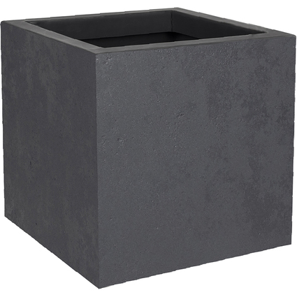 EDA Pflanzgef BASALT UP, quadratisch, 295 mm, anthrazit
