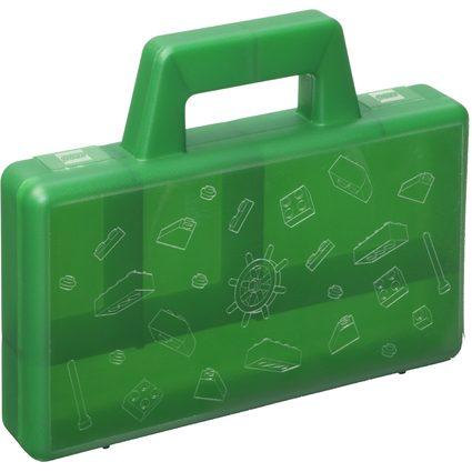 LEGO Sortierkoffer SORTING CASE TO GO, grn-transparent
